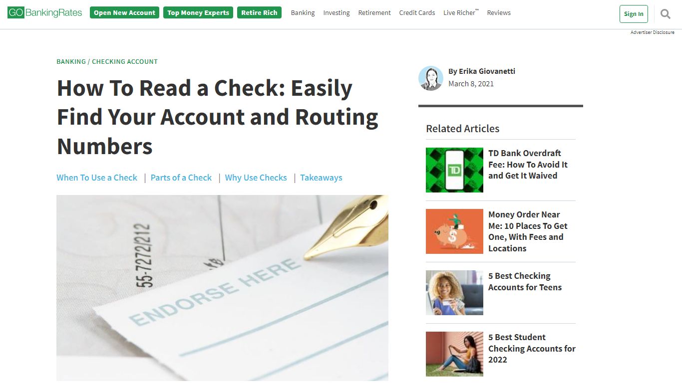 How To Read A Check: Learn What Each Number Means - GOBankingRates